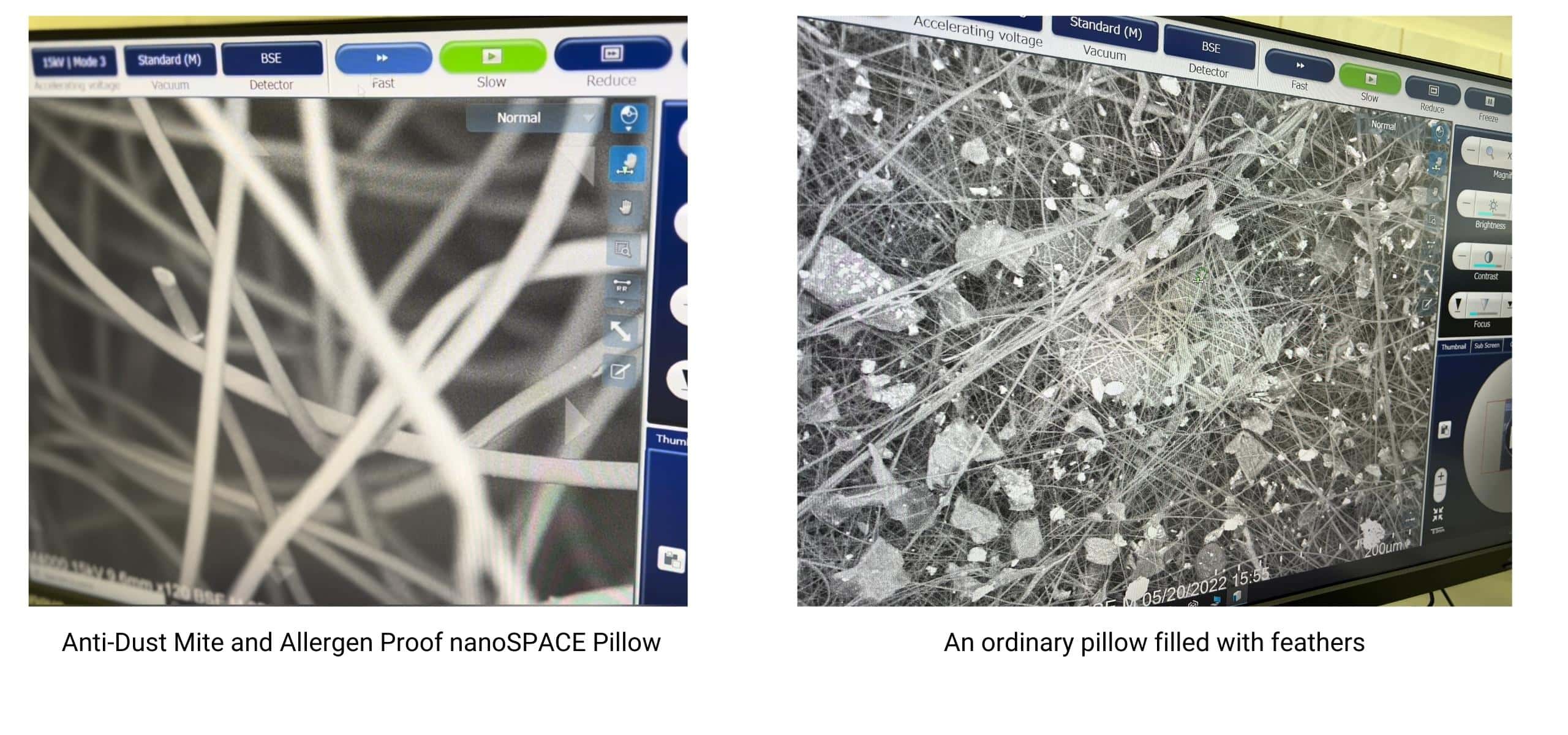 Filling of Anti-Dust Mite and Allergen Proof nanoSPACE Pillow-2-2